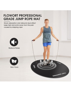 Alfombrilla de Ejercicio Antideslizante Flowort 121.9x91.4cm 2