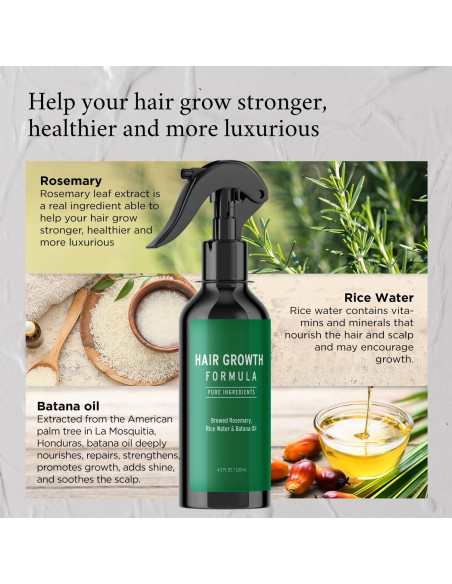 Spray de Agua de Romero Aemerry 125 ml - Crecimiento Cabello