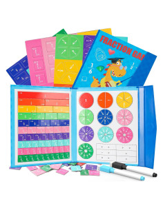 Rompecabezas Educativo Magnético FIPKE de Fracciones 110 Piezas