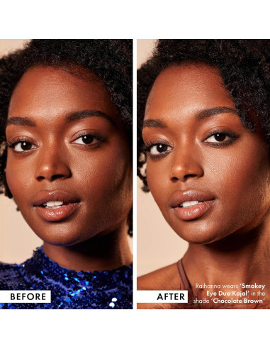 Delineador de Ojos Ahumados ICONIC LONDON 2 en 1 Marrón