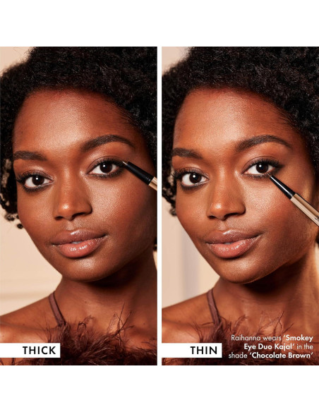 Delineador de Ojos Ahumados ICONIC LONDON 2 en 1 Marrón