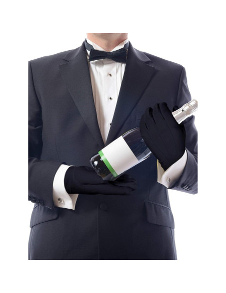 Guantes de Vestir Negros Sumind 4 Pares Spandex Adulto