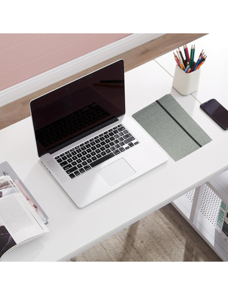 Funda Folio SivaLife A4 Gris con Organizador y Bucle para Bolígrafo