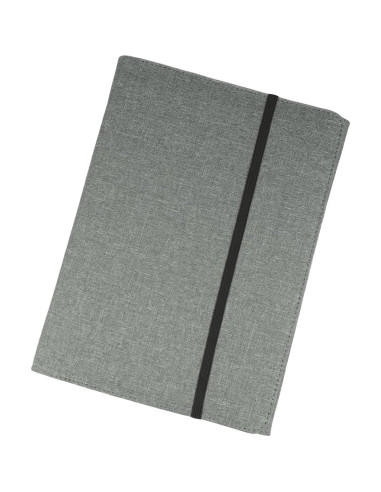 Funda Folio SivaLife A4 Gris con Organizador y Bucle para Bolígrafo