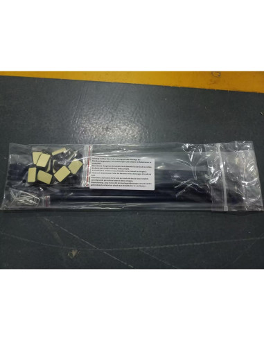 Jetec Varillas de Cortina Ajustables 6 Piezas 40-70 cm Negro