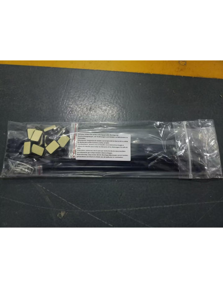 Jetec Varillas de Cortina Ajustables 6 Piezas 40-70 cm Negro