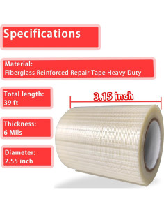 Cinta de Reparación Birllaid 8cm x 11.89m Impermeable 2