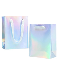 Bolsas de Regalo Iridiscentes UnicoPak 30 Pcs 15.24x8.13x20.32 cm