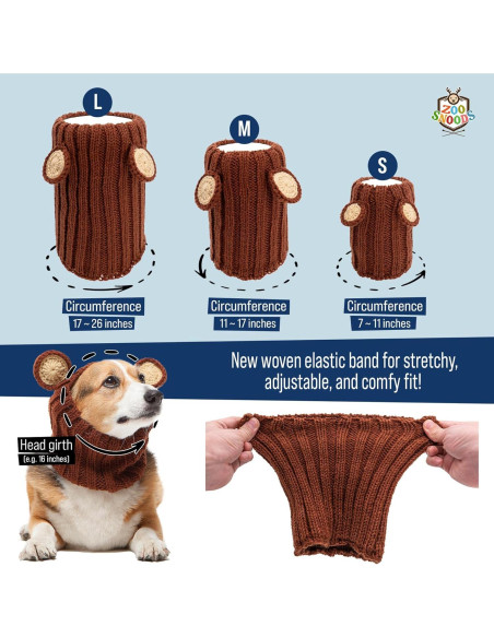 Disfraz de Snood de Rana para Perro Zoo Snoods - Pequeño Disfraz de Snood de Rana para Perro Zoo Snoods - Pequeño