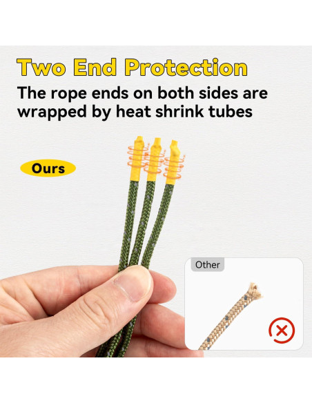 Cuerda Reflectante HIKEMAN 4M 3mm con Ajustadores Aluminio