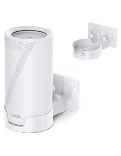 Soporte de Pared para TP-Link Deco BE65-5G/BE75/BE85/BE95 - Organizador de Cable Blanco