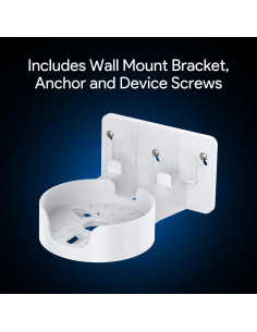 Soporte de Pared para TP-Link Deco BE65-5G/BE75/BE85/BE95 - Organizador de Cable Blanco 2