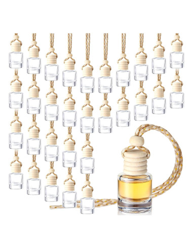 Ambientadores Colgantes Zubebe 300 Pcs 8ml Vidrio para Auto