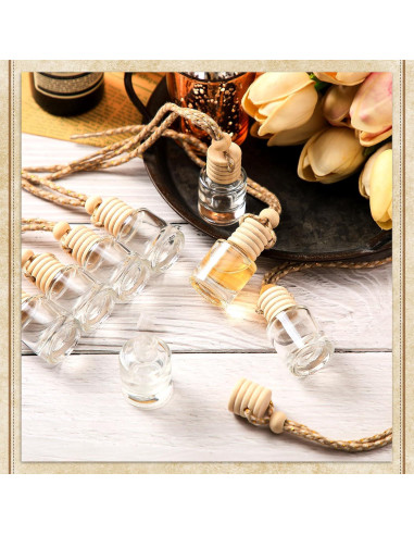 Ambientadores Colgantes Zubebe 300 Pcs 8ml Vidrio para Auto