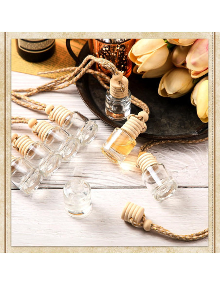 Ambientadores Colgantes Zubebe 300 Pcs 8ml Vidrio para Auto