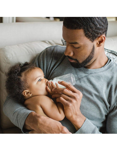 Botella de vidrio Evenflo Feeding 240 ml, paquete de 6