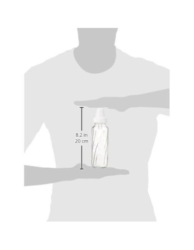 Botella de vidrio Evenflo Feeding 240 ml, paquete de 6