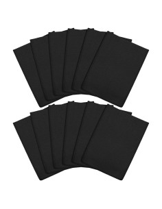 Toalla Exfoliante Coreana Tatuo 12 Piezas Grande Negra