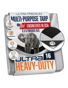 Lona Plástica Impermeable KING-A-MA-JIGS 1.83x2.44m 16 Mil