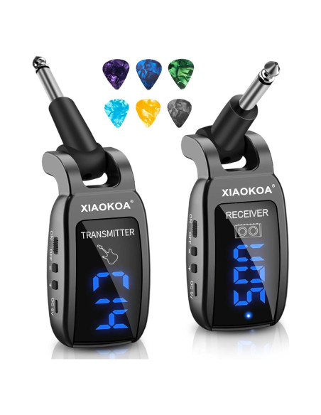 Transmisor Receptor Inalámbrico UHF XIAOKOA para Guitarra
