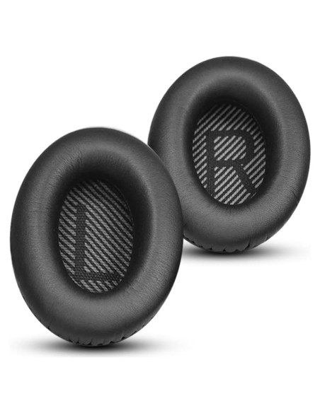 Almohadillas de Reemplazo para Auriculares Bose QuietComfort QC 2 15 25 35 - Negro