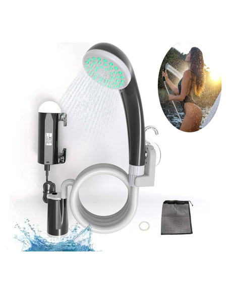 Bomba de Ducha Portátil HONG XIN ZHI DA Recargable IPX8