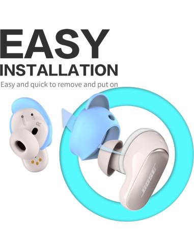 Cubiertas de Puntas de Oídos WOFRO para Bose QC II/Ultra - Azul