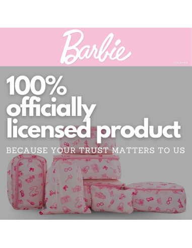 Set de 7 Cubos de Almacenamiento Barbie Franco - Viaje Organizado