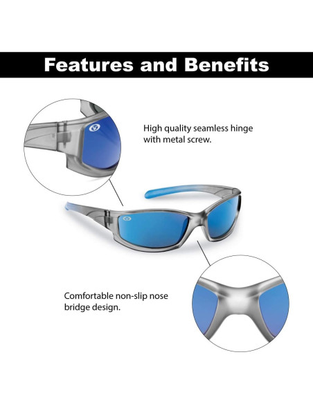 Gafas de sol polarizadas Flying Fisherman Jr. Angler UV 100%
