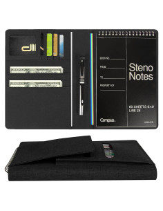 Cubierta para cuaderno Steno Ditiord A5 Negra Impermeable