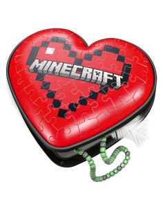 Rompecabezas 3D Ravensburger Minecraft Corazón 54 Piezas
