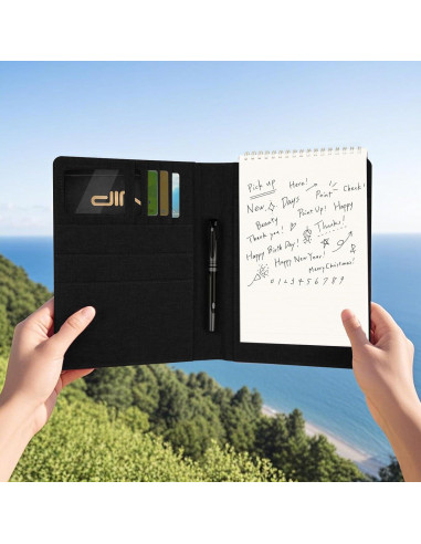 Cubierta para cuaderno Steno Ditiord A5 Negra Impermeable