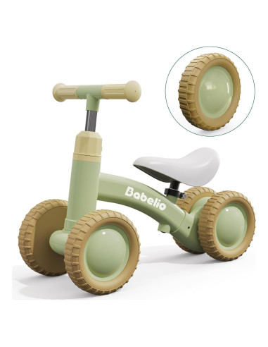 Bicicleta de Equilibrio Babelio BS01 para Bebés 10-36 Meses Verde