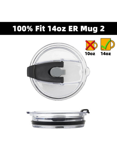 Tapa de Taza de Café Ember 14oz NASIUSE A Prueba de Derrames