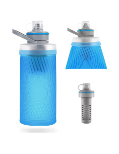 Botella de Agua Plegable Joypur K8801 con Filtro 700ml Azul