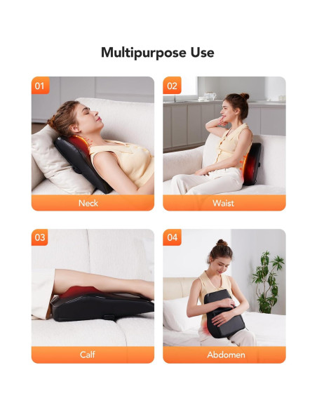 Masajeador de Espalda y Cuello COPYJOY C7 3D con Calor