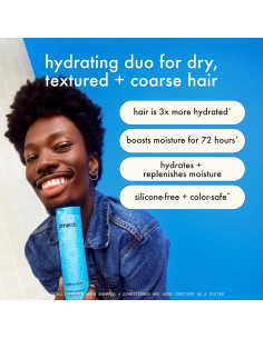 Acondicionador Hidratante Amika Hydro Rush 255g con Ácido Hialurónico 2