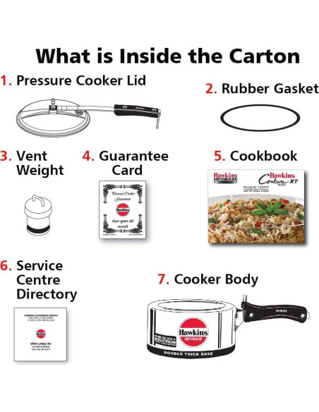 Olla a Presión Hawkins Hevibase 2 Litros Inducción Aluminio