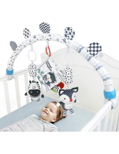 Arco de Actividad para Bebés Caterbee - Juguetes Colgantes y Ajustable