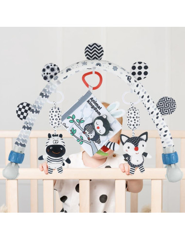 Arco de Actividad para Bebés Caterbee - Juguetes Colgantes y Ajustable