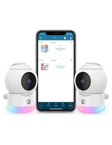 Monitor de Bebé Motorola Peekaboo 1080p - 2 Cámaras WiFi