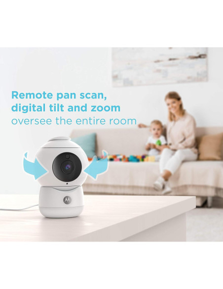 Monitor de Bebé Motorola Peekaboo 1080p - 2 Cámaras WiFi