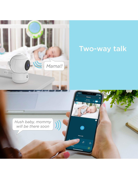 Monitor de Bebé Motorola Peekaboo 1080p - 2 Cámaras WiFi
