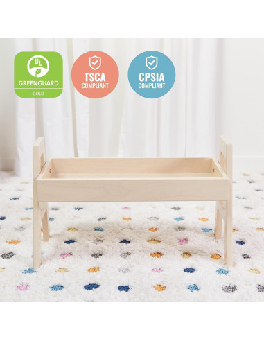 Estante Apilable Ajustable ECR4Kids Blanco Antiguo 65.4x30.5cm