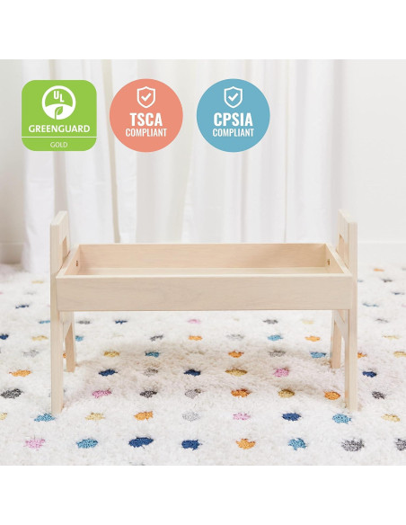 Estante Apilable Ajustable ECR4Kids Blanco Antiguo 65.4x30.5cm