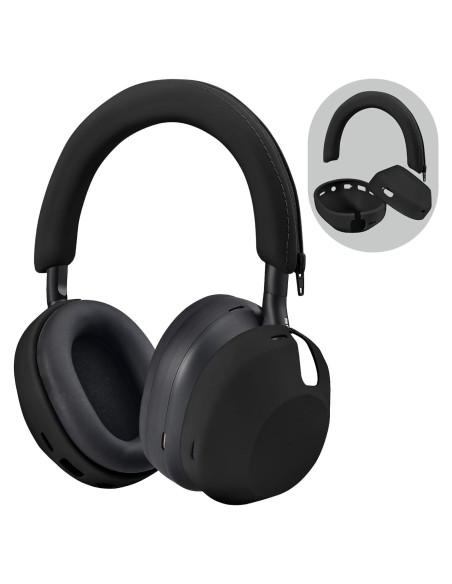 Funda de Silicona para Auriculares Sony WH-1000XM5 - Negro