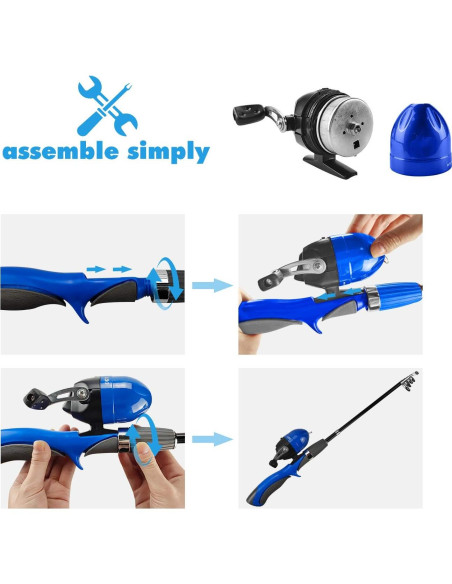 Caña de Pescar Telescópica Urban Deco 1.27m para Niños