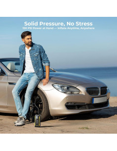 Compresor de Aire Portátil DWW DW17, 150 PSI, Inflador Rápido 2