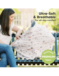 Funda Multiuso KeaBabies 6 en 1 para Asiento de Coche Bebé Arcadia 2