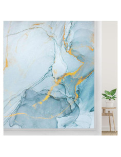 Película de Ventana de Privacidad Myronsa 45x100 cm Mármol